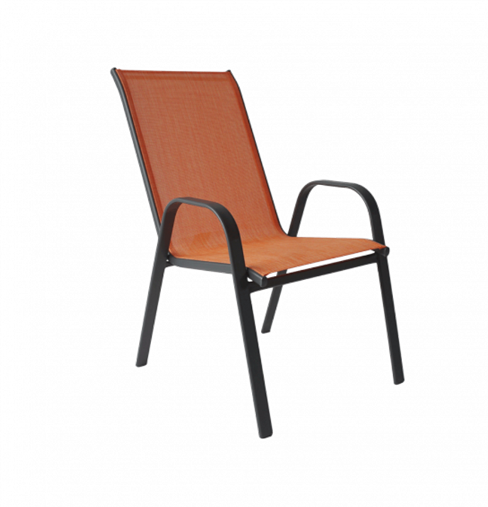 Single Santiago Chair (Orange)