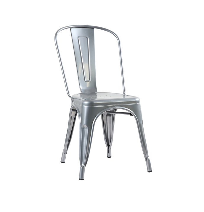 Latem Metal Chair - Silver