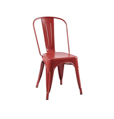 Latem Metal Chair - Red