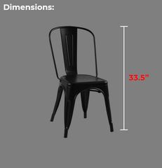 Latem Metal Chair - Grey