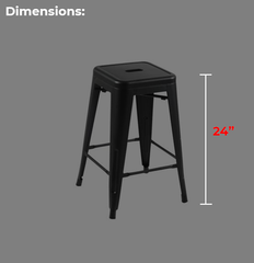 Latem Stool - Black