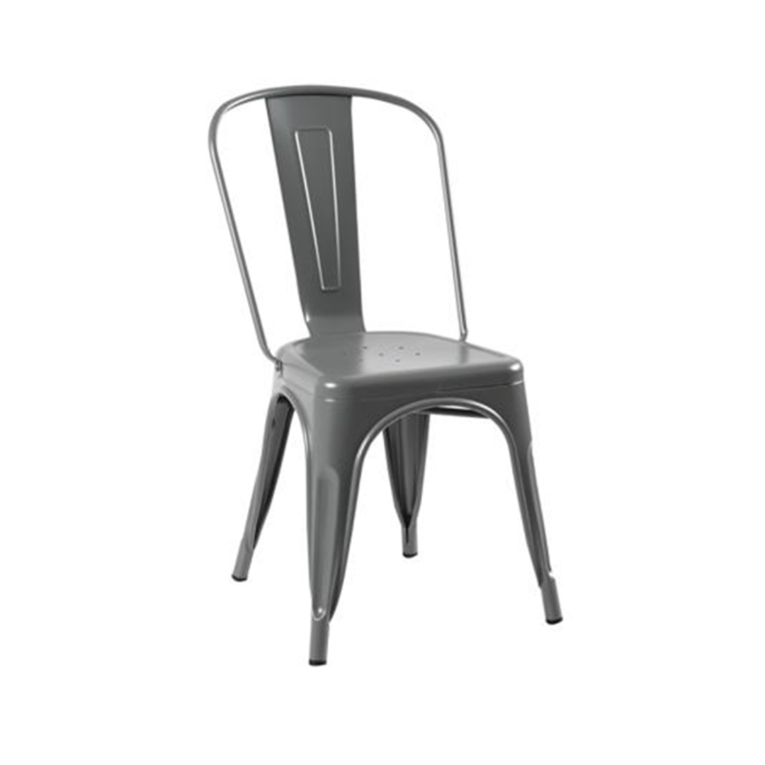 Latem Metal Chair - Grey