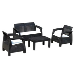 Polet Patio Set - Black