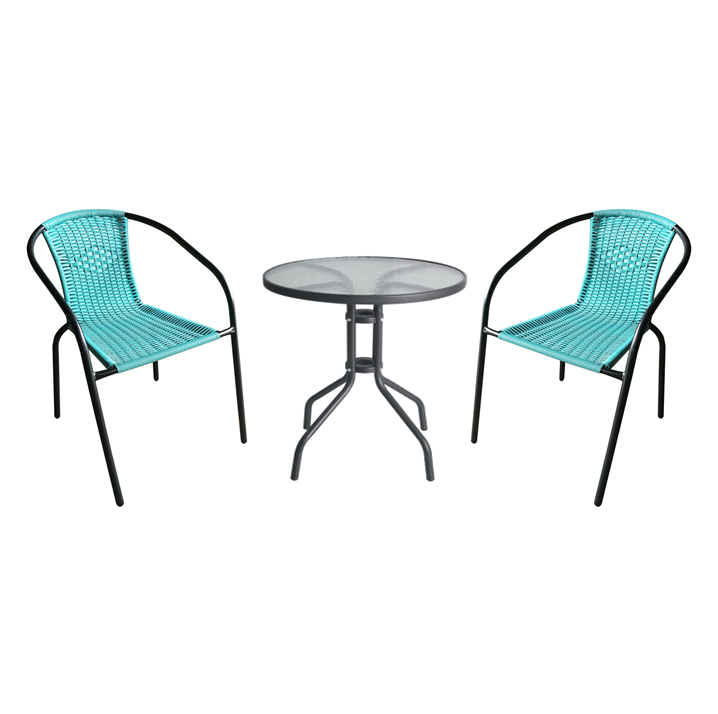 Bistro Set (Blue) 3 pcs.