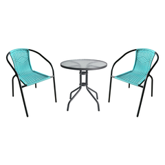 Bistro Set (Blue) 3 pcs.