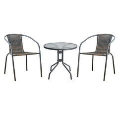 Bistro Set (Brown) 3 pcs.