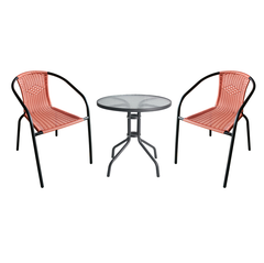 Bistro Set - Orange 3 pcs.