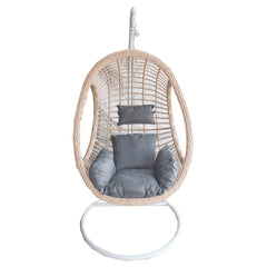 Brooklyn Swing Chair - Beige/White