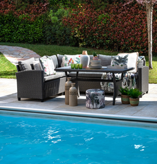 Outopia Corner Sofa Set - Grey