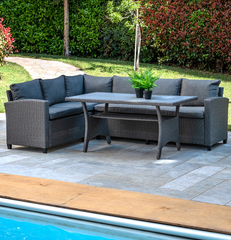 Outopia Corner Sofa Set - Grey